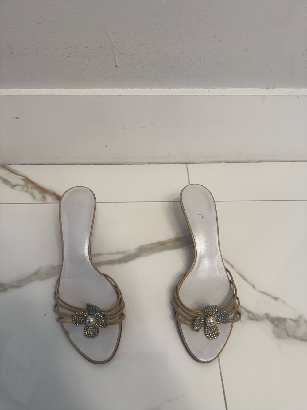 Vintage Giuseppe Zanotti Y2K Embellished Heels - Picture 6 of 10